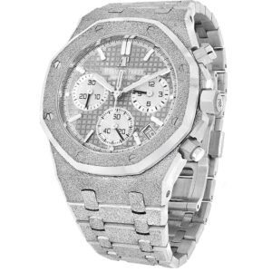 Audemars Piguet Royal Oak Selfwinding Chronograph 41mm in Frosted 18k White Gold
